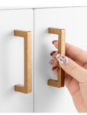 Pack of 30, 3 Inch Hole Centers, Antique Brass Square Bar Kitchen Cabinet Pull Handle ZP2401 | Solid Hardware for Drawer, Dresser, Bathroom, Vanity, Furniture Door, Cupboard, Bedroom, 3" 3" Hole Centers-30 Pcs Modern Antique Brass