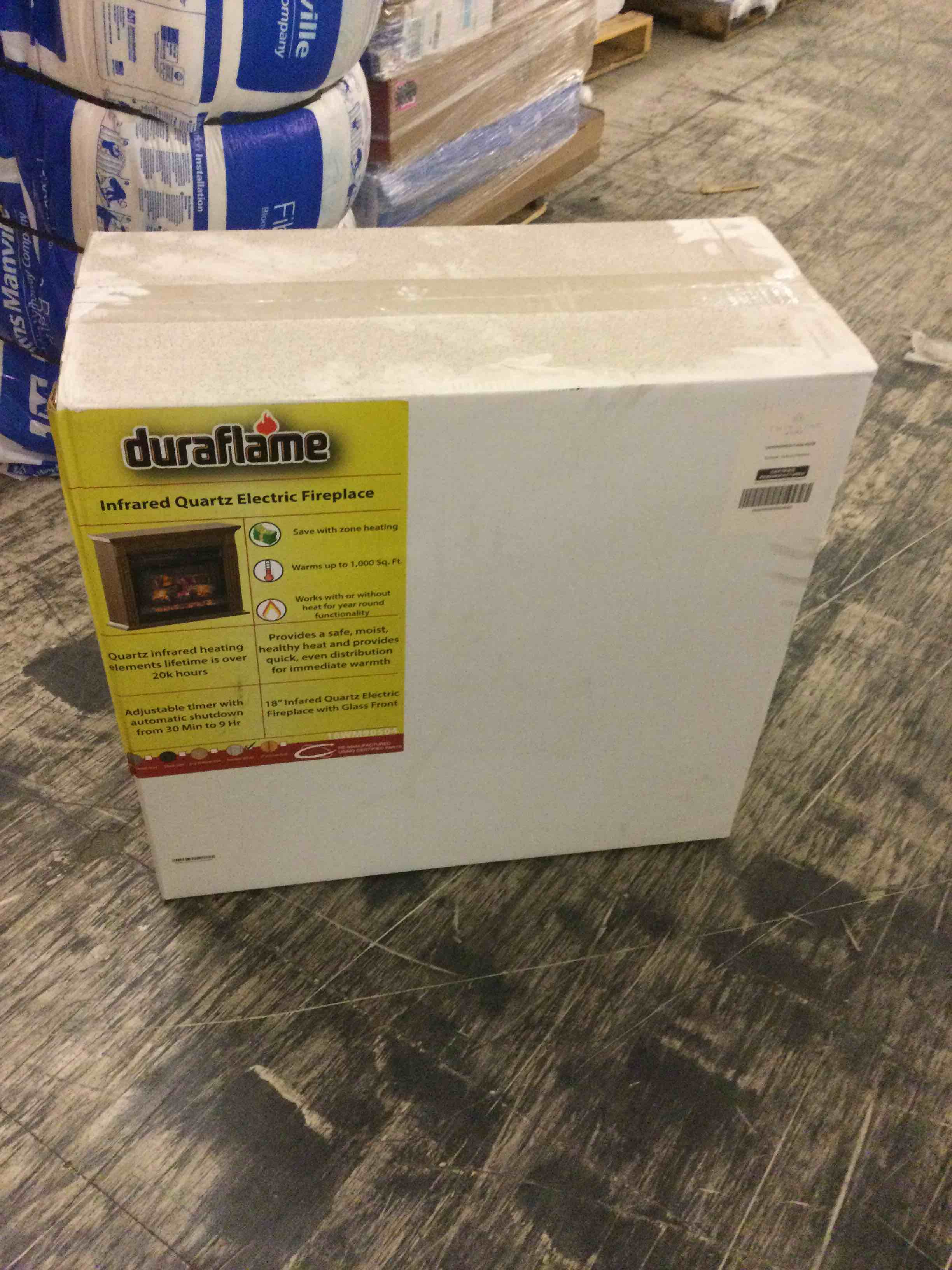 Condition photo showing New/Like New for Duraflame Infrared Quartz Electric Fireplace 