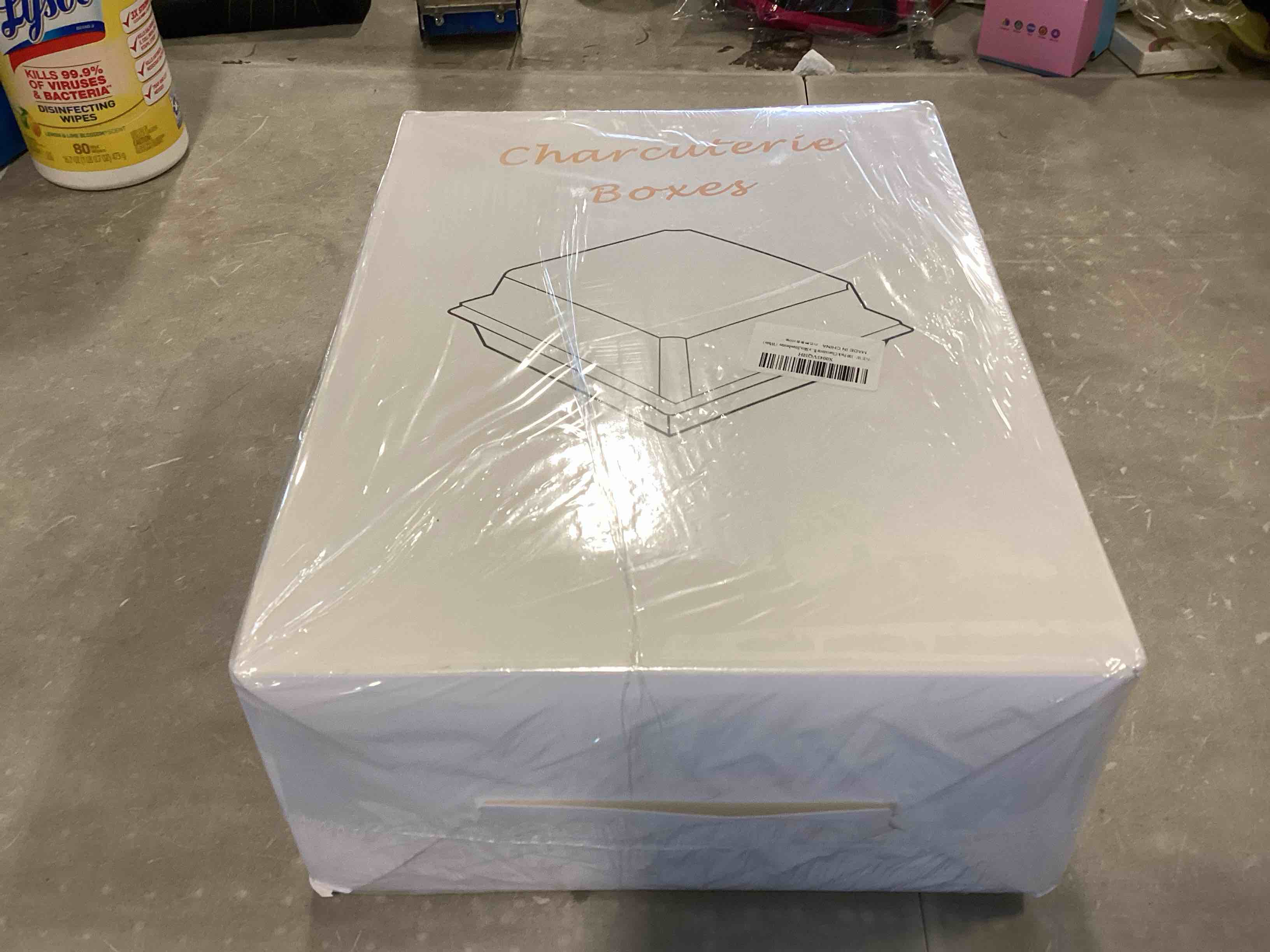 100 pack Small Charcuterie Boxes with Clear Lids,To Go Disposable Food