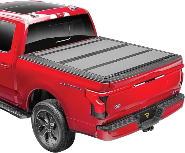 BAK BAKFlip MX4 Hard Folding Truck Bed Tonneau Cover | 448207 | Fits 2009 - 2018, 2019 - 2021 Classic Dodge Ram 5' 7" Bed (67.4")