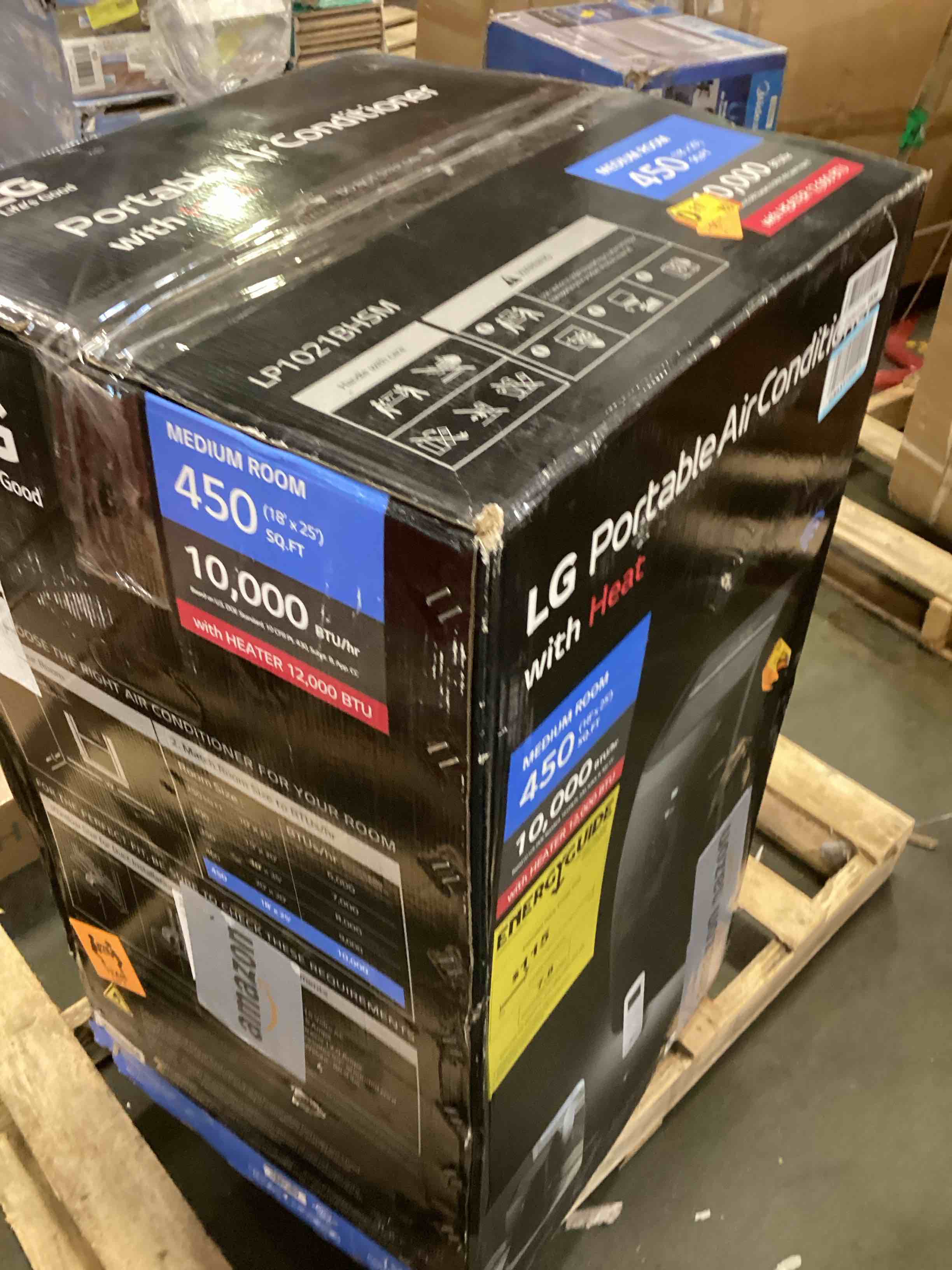 LG 450 Sq. Ft. Smart Portable Air Conditioner with 12,000 BTU Heater