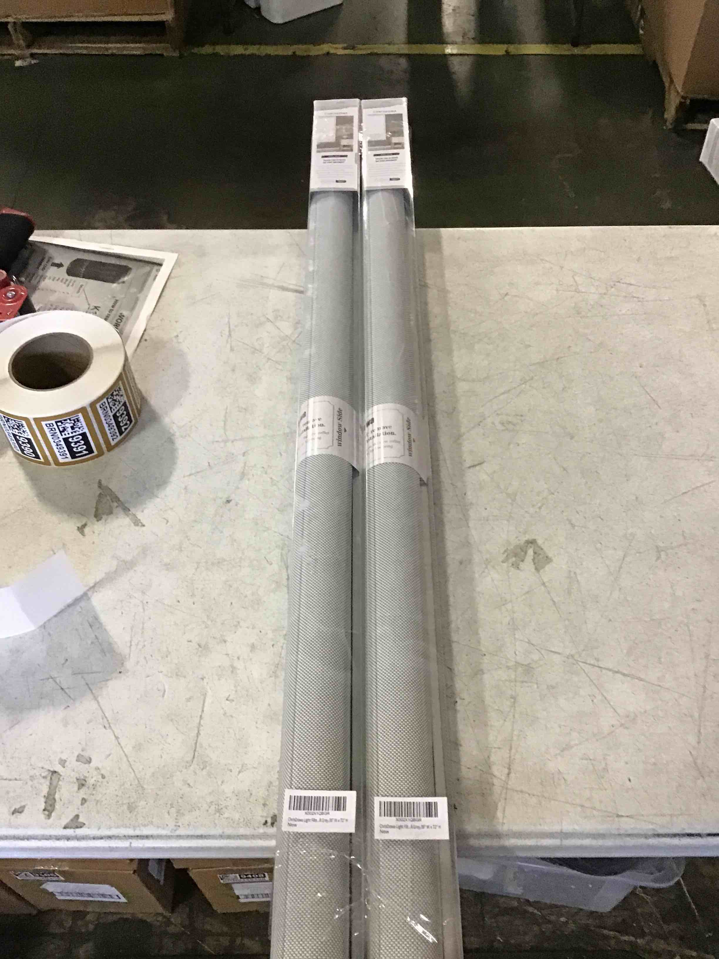 ChrisDowa Light Filtering Roller Shades, with 5% Openness Solar Screen, Flame Retardant Fabric. Solar Semi Sheer Roller Blinds for Office and Home. Easy to Install.Off White,40" W x 72" H 40"W x 72"H Off White