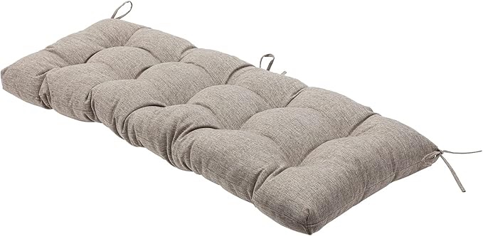 QILLOWAY Indoor/ Outdoor Bench Cushion,51-Inches, Gray