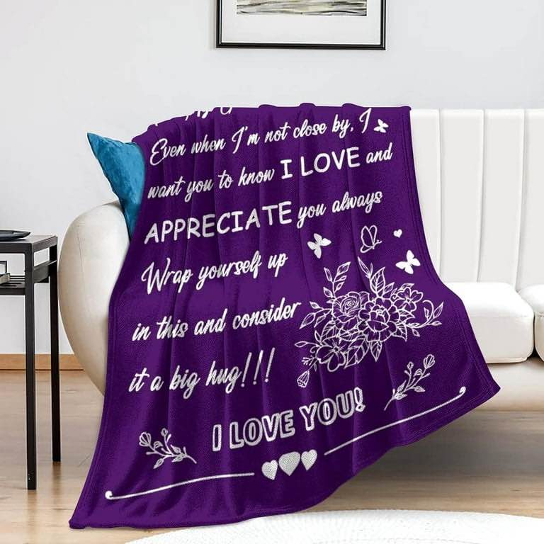 Grandma Gifts Blanket Mothers Day Birthday Gift for Grandma Throw Blankets Best Grandma Gifts from Granddaughter Grandson for Bed Bedding Sofa Decor 50"x40"