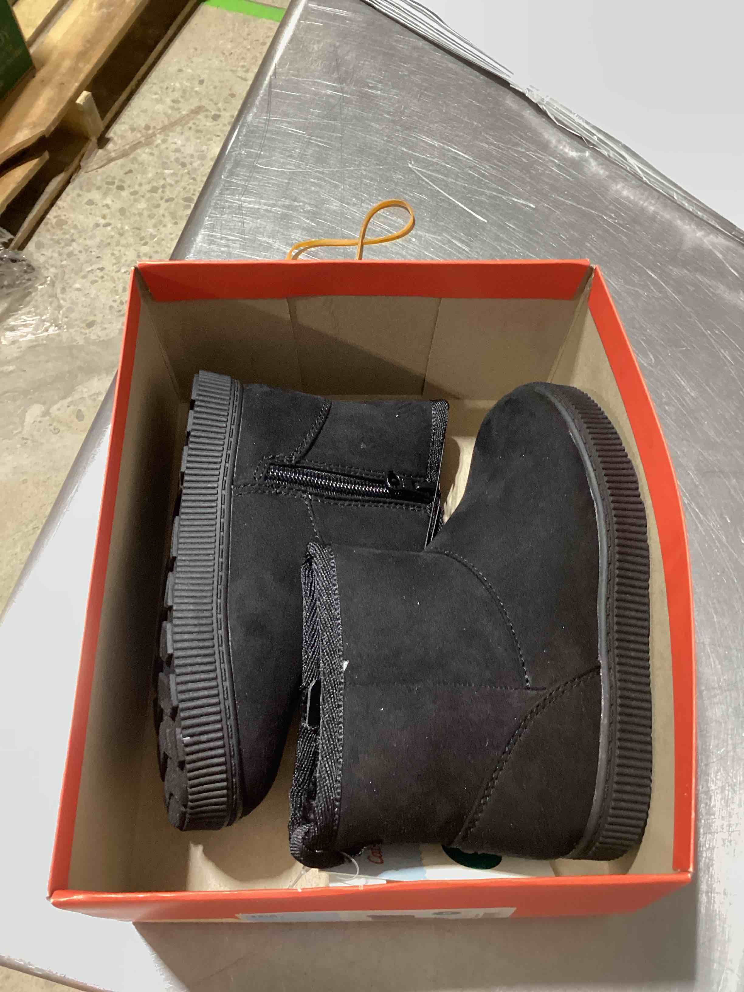 Toddler Arlo Shearling Style Boots - Cat & Jack™ Black 9T