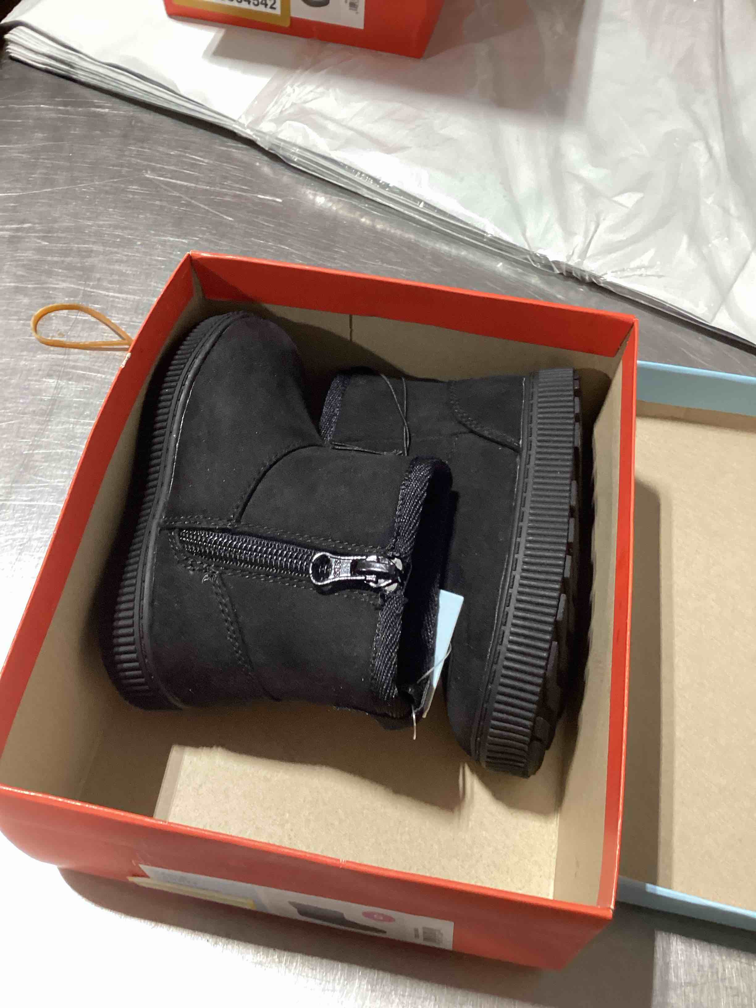 Toddler Arlo Shearling Style Boots - Cat & Jack™ Black 5T