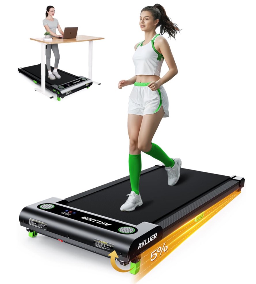 Walking Pad with Incline, Incline Walking Pad Treadmill for Home,Under Desk Treadmill Small with Remote Control, Walking Pad Small Treadmill with LED Display