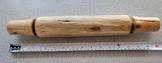 Artisan BIRCH WOOD ROLLING PIN (artist signed) &Baking With The Bread Lady Book
