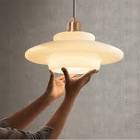 Century Art Milk White Glass Pendant Light
