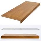 Hoolerry 1 Pcs Wire Rack Cover Pantry Shelves Covers Wire Rack Shelf Liner Shelf Liners for Wire Shelving Wire Rack Shelf Cover for Bathroom Kitchen Shelving Upgrade