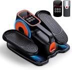 Under Desk Elliptical, Ellipse Leg Exerciser While Sitting for Seniors, Quiet Portable Electric Seated Pedal Exerciser 