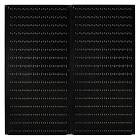 2 Metal Pegboard Panels for Wall 23164006 black 