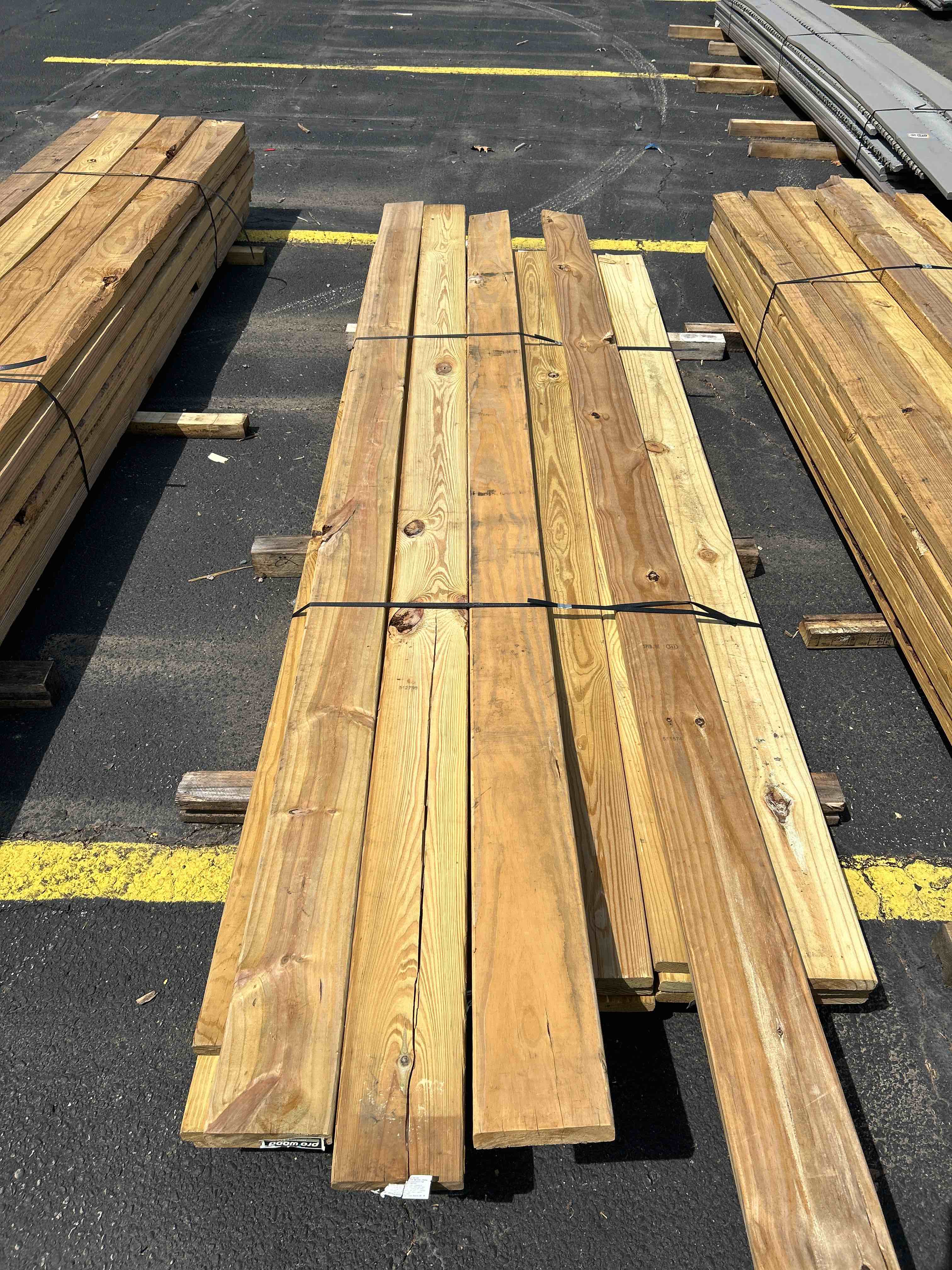 10’ and 8’ 5/4 x6 pressure treated deck boards 