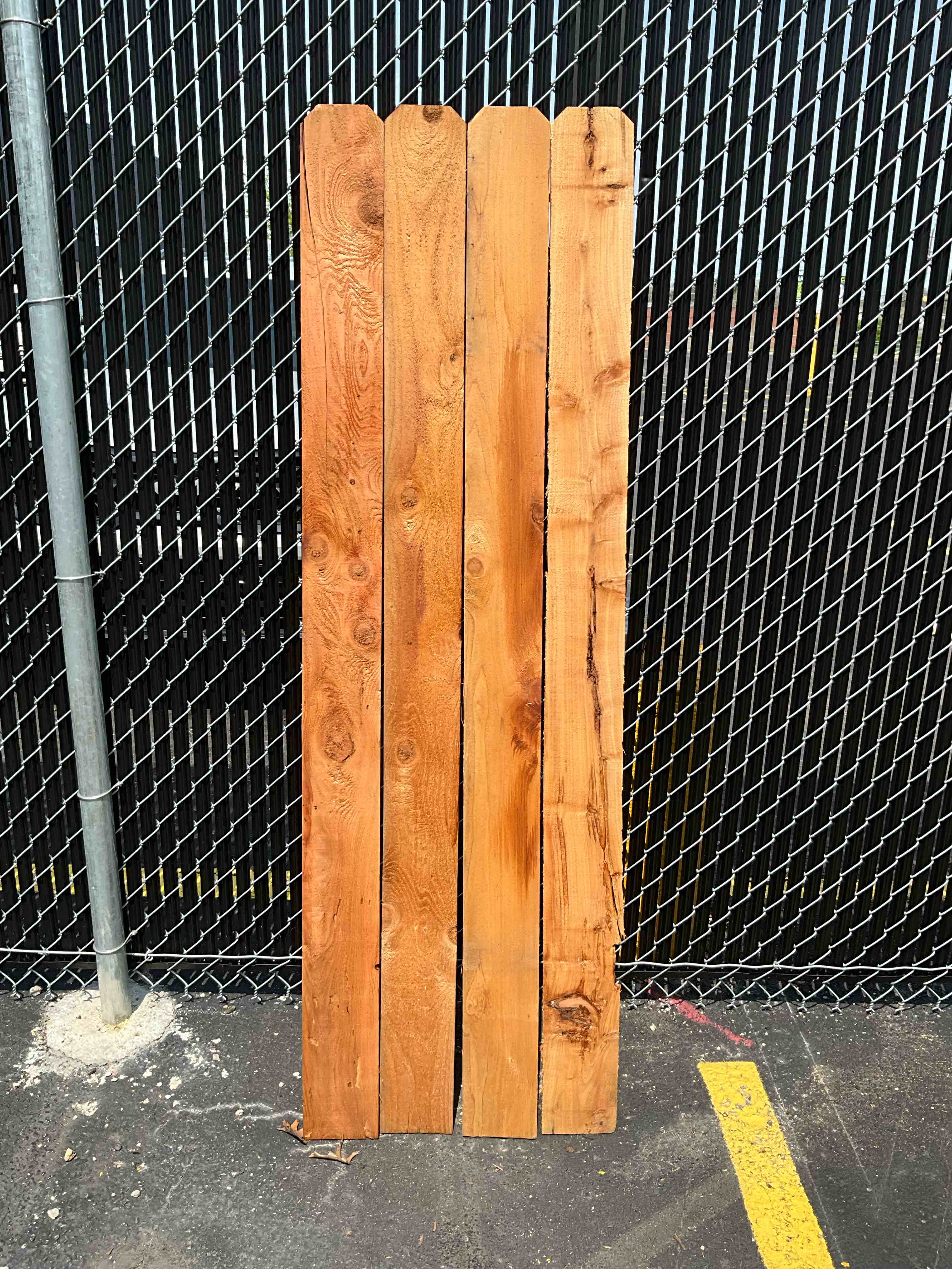 1x6x6 dog ear fence board