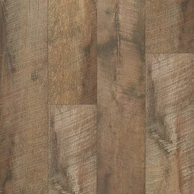 Select Surfaces Barnwood SpillDefense Laminate Flooring, 12.34 sq. ft. per box
