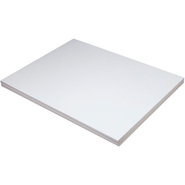 Pacon Medium Weight Tagboard 18 x 24 Inches 9 Pt White Pack of 100