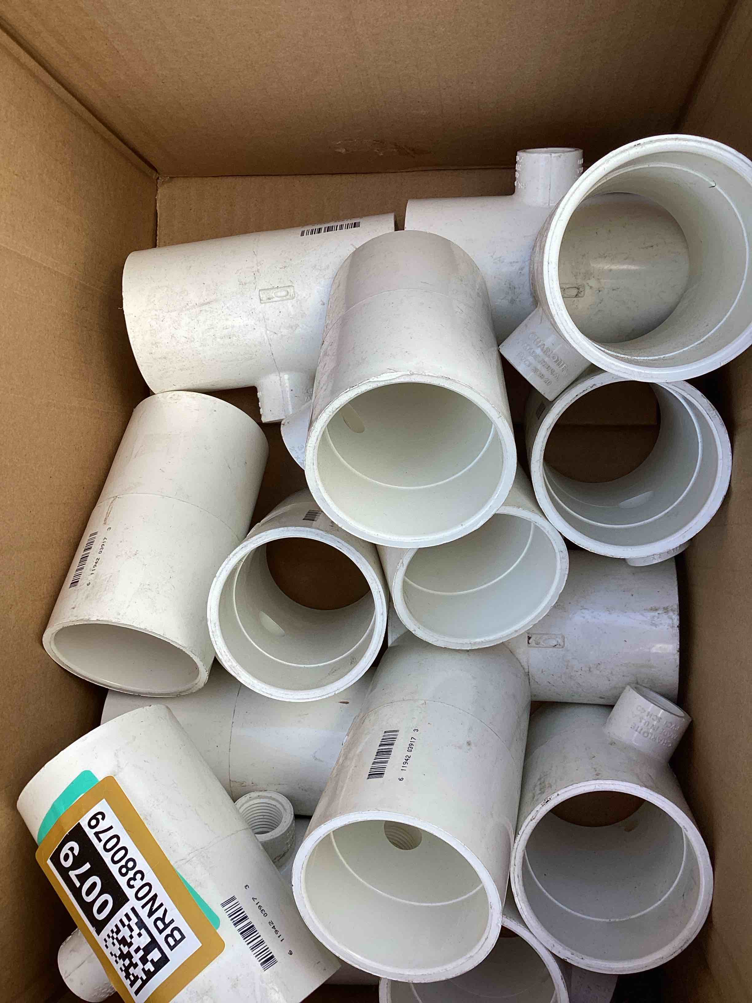 charlotte pipe & foundry pvc024014900 2 x 0.5 in. pvc 40 tee