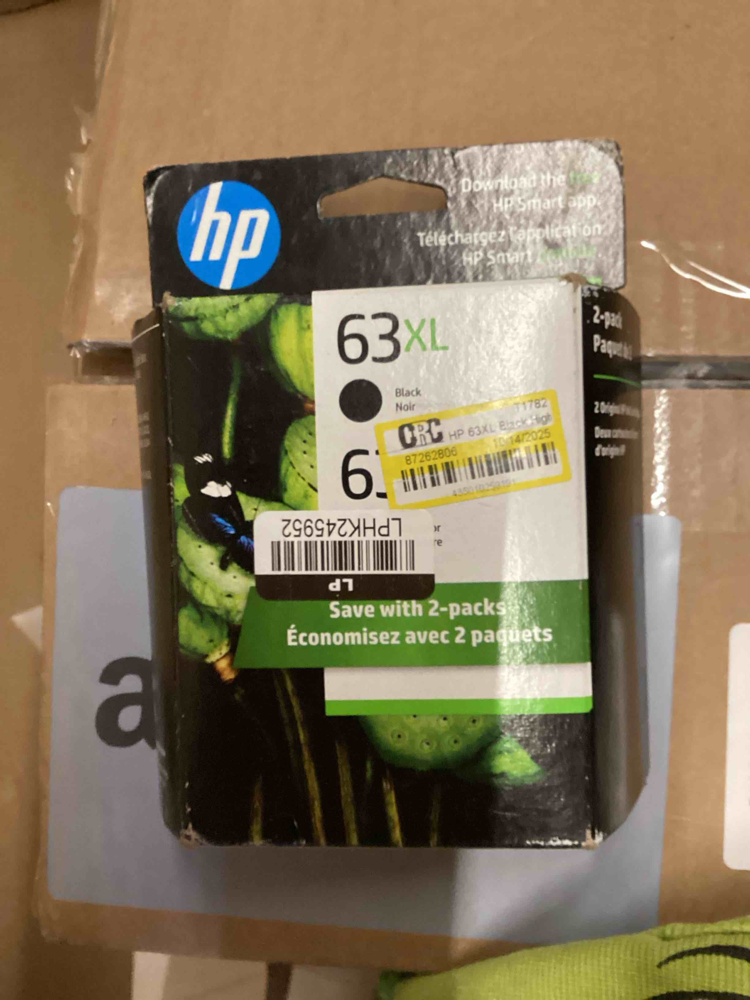 Condition photo showing New/Like New for 2PACK HP ORIGINAL CARTRIDGE 