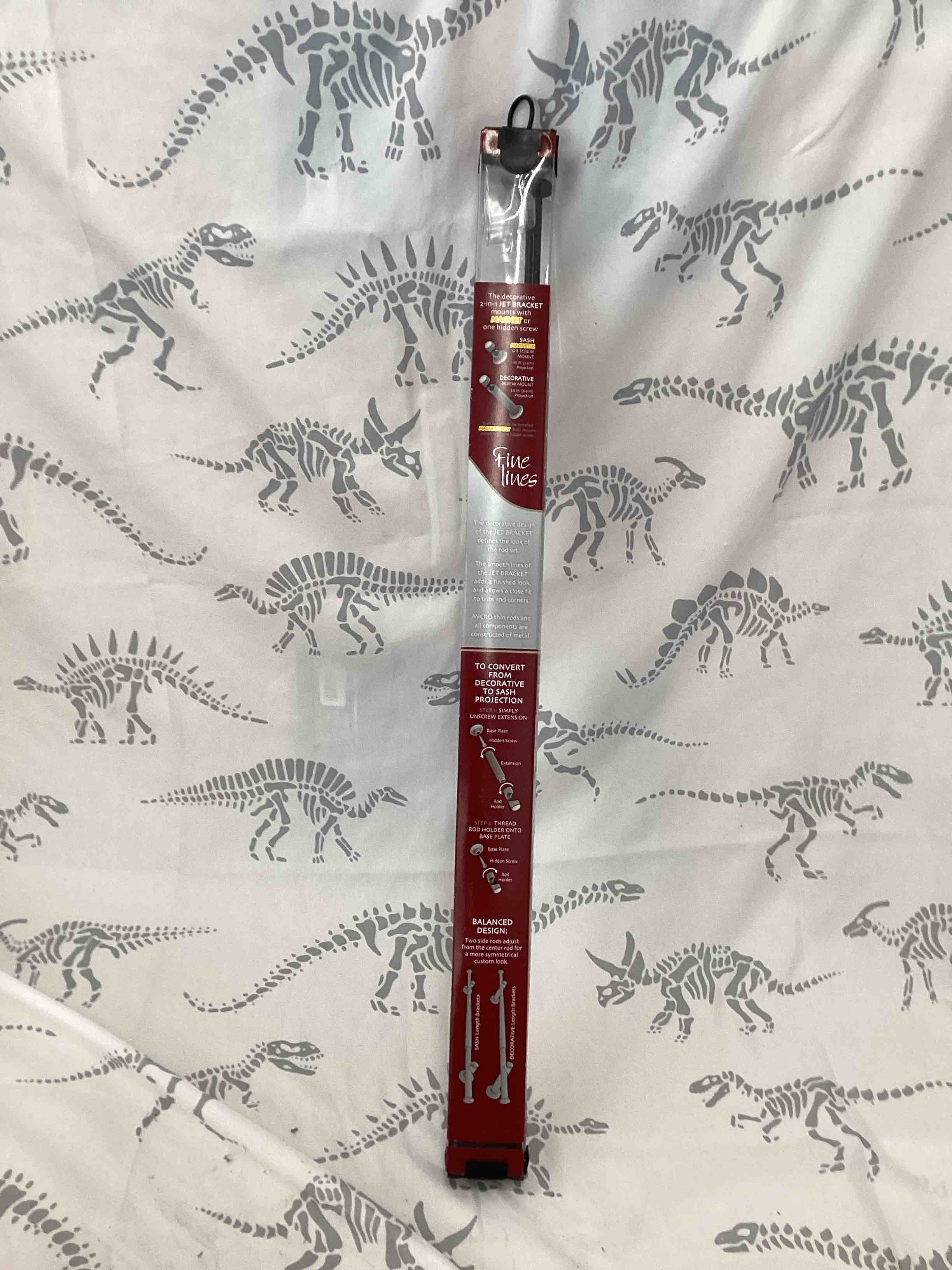 Fine Lines Rod Set - Black. 22-38 inches magnetic