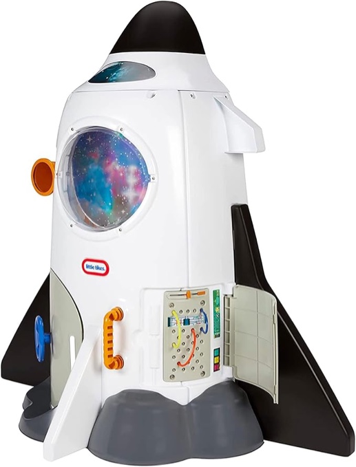 Little Tikes Adventure Rocket Realistic Space Astronaut Pretend Role Play for Kids, Boys, Girls, 2-6 Years Old