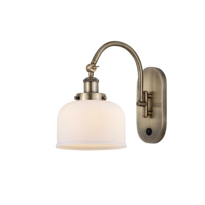1- light Dimmable Armed Sconce Wall Sconce
