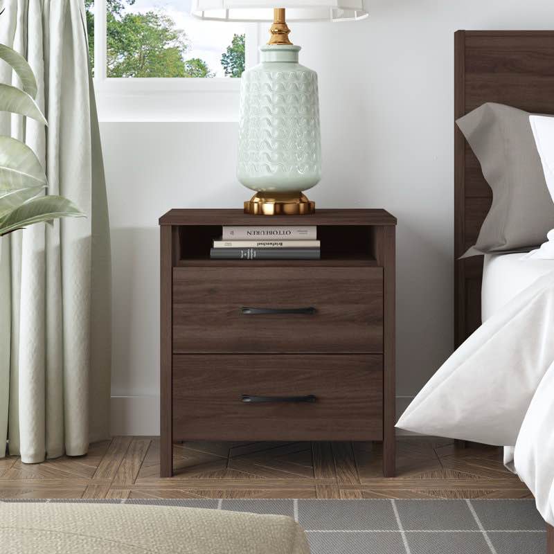 Allysyn 22.7" 2 Drawer Nightstand