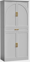 Kitchen Pantry Storage Cabinet With Sliding storage