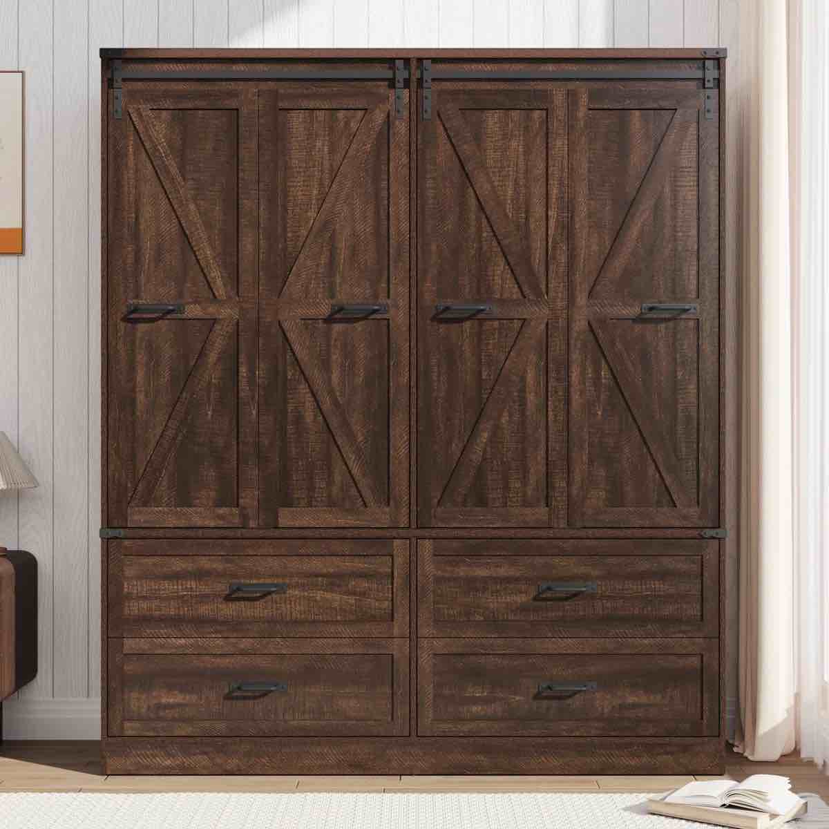 73.00''HArmoireWardrobeWithSens