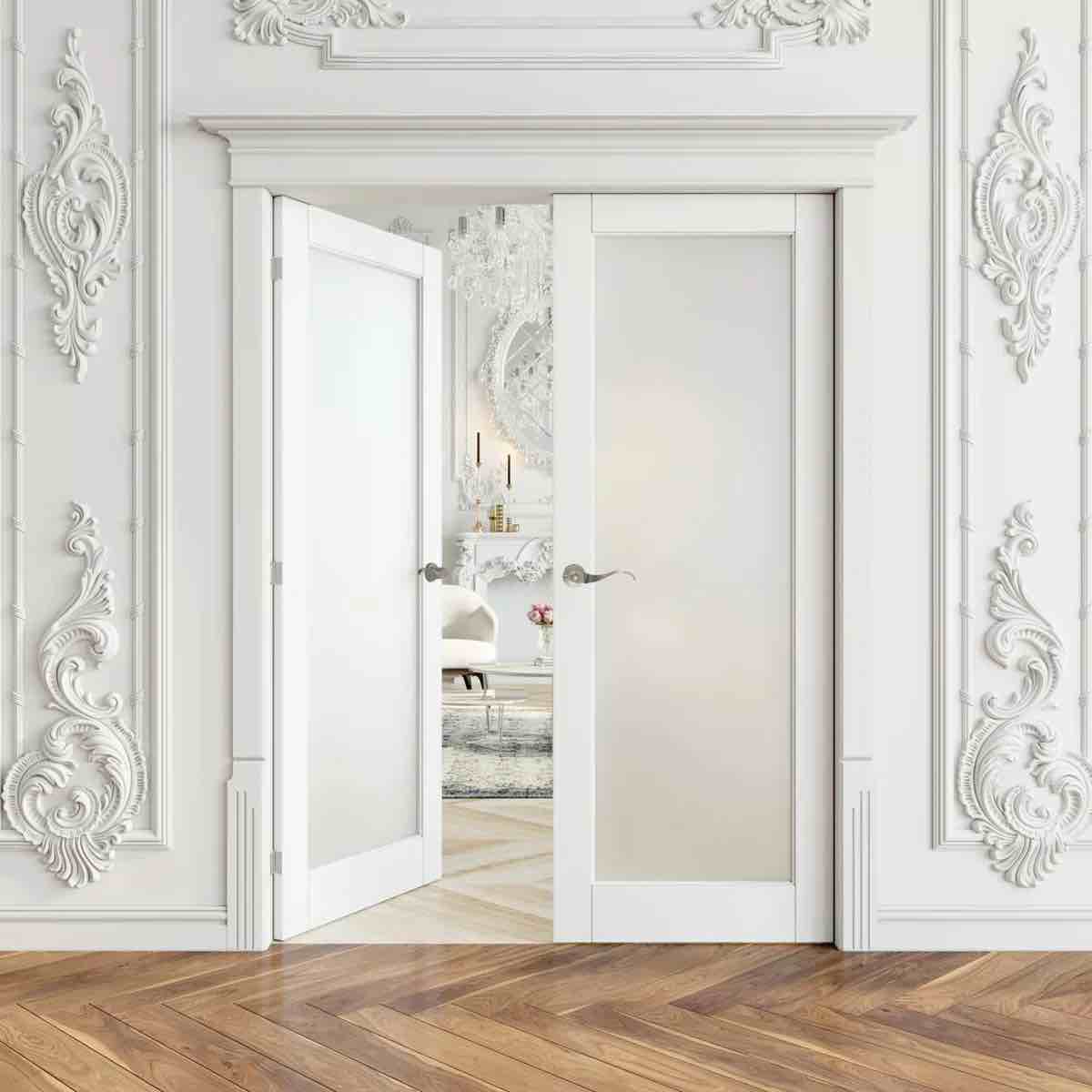 1- Lite Interior Glass French Door 