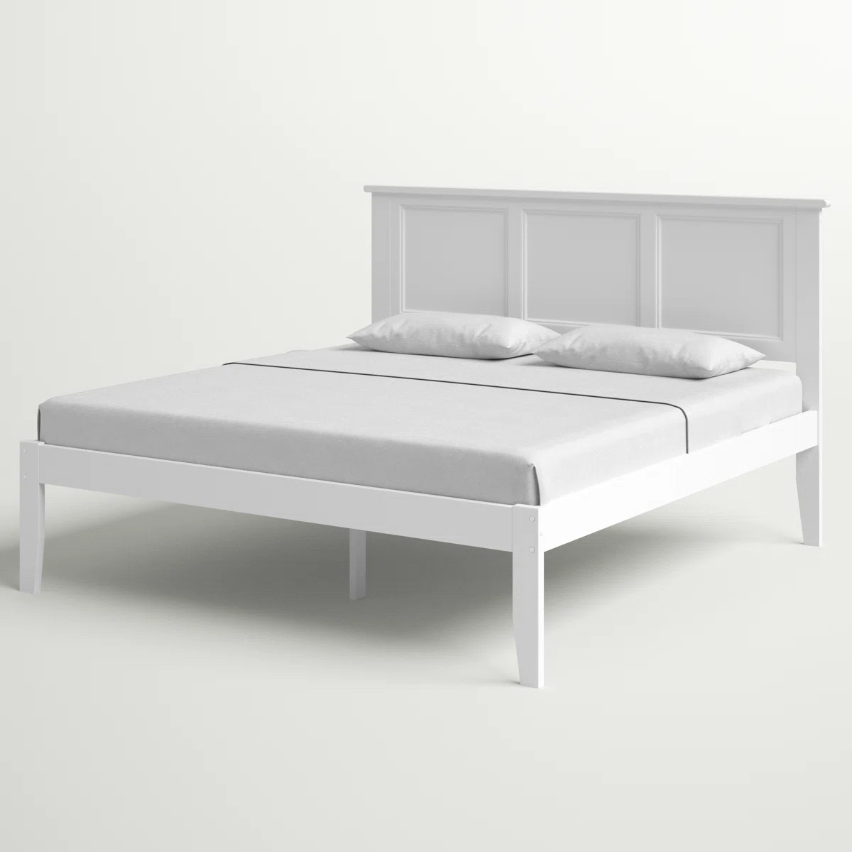 Clyda Solid Wood Platform Bed