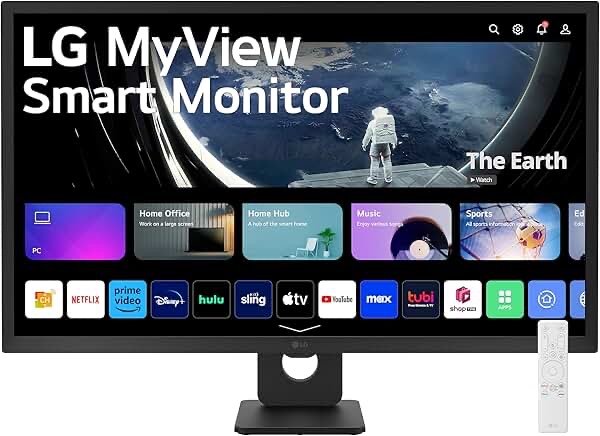 LG 32" IPS Display, Full HD, Smart Monitor