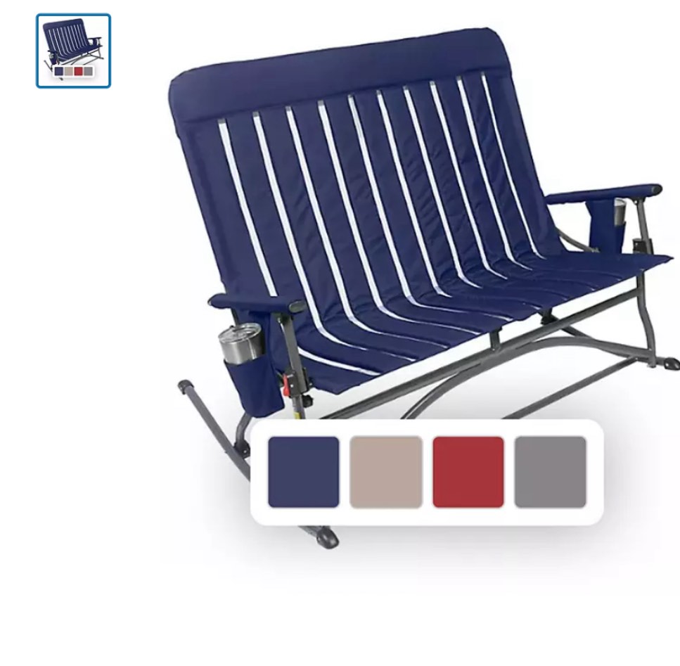 DOUBLE PORTABLE ROCKING CHAIR