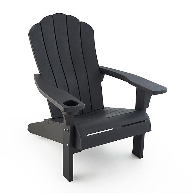 Keter Everest Adirondack Chair with Integrated Cupholder