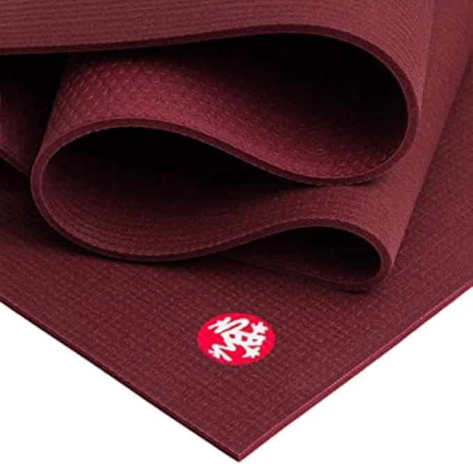 Manduka PRO Yoga Mat - 1 Teacher Recommended, Grippy Textured 6mm ultra-dense, Hot Yoga Workout, Studio at Home Pilates