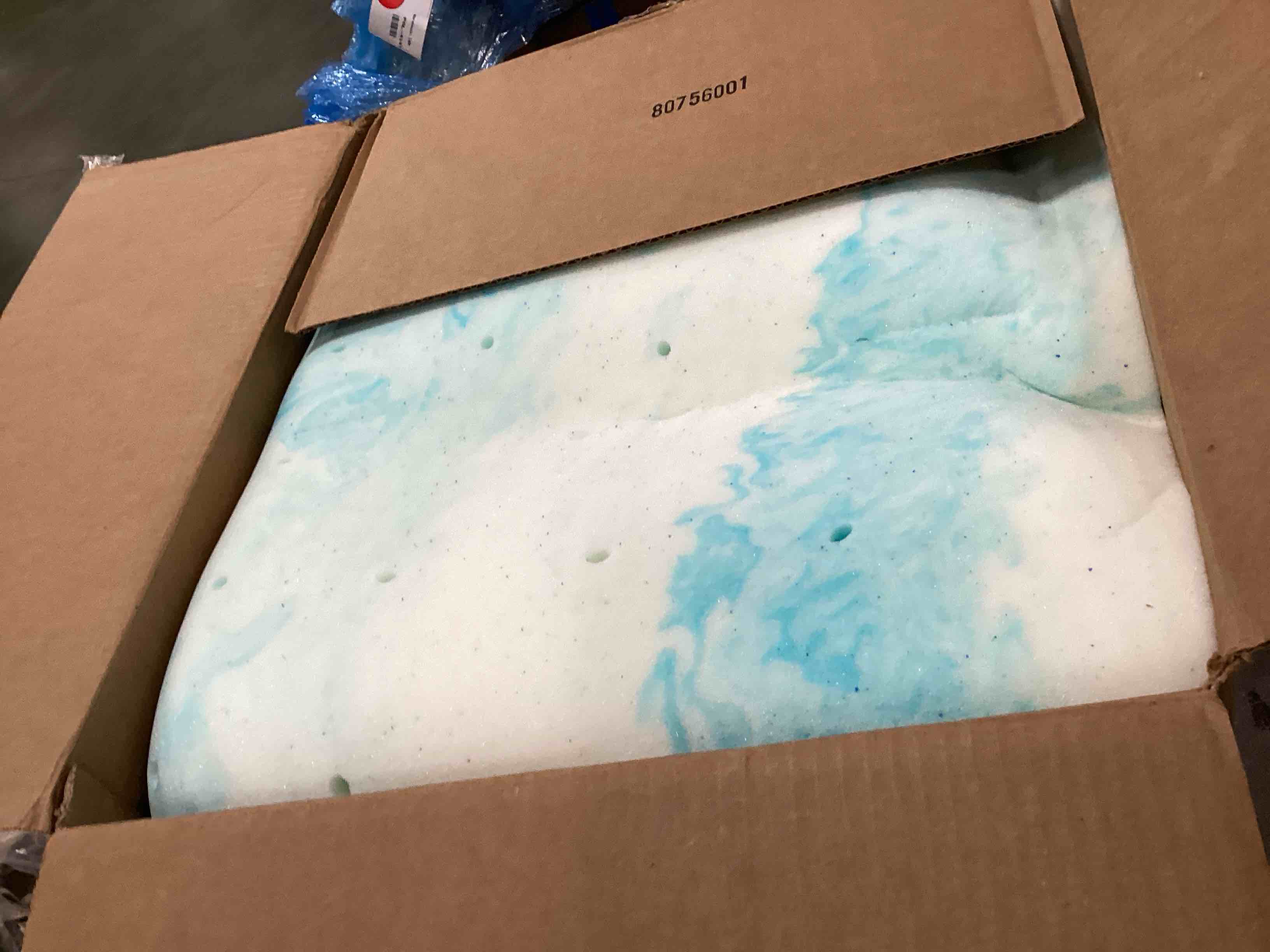 2 Inch Mattress Topper Twin Memory Foam Cooling Gel Swirl Infused Bed