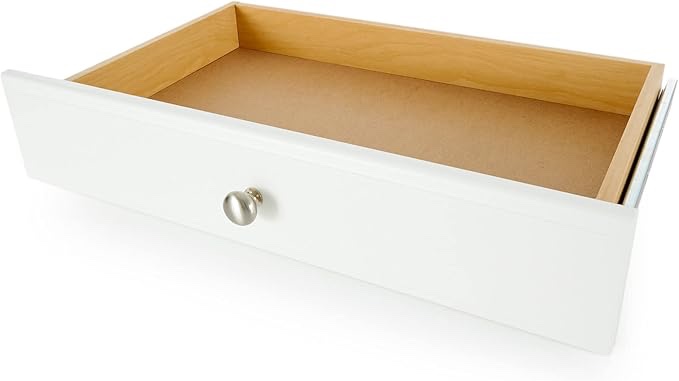 Easy Track RD04ON 4-Inch Deluxe Replacement Drawer for Closet Storage Tower Organizer Kits, White