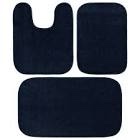 Bath Mat 3pieces Navy Blue The Spa Collection