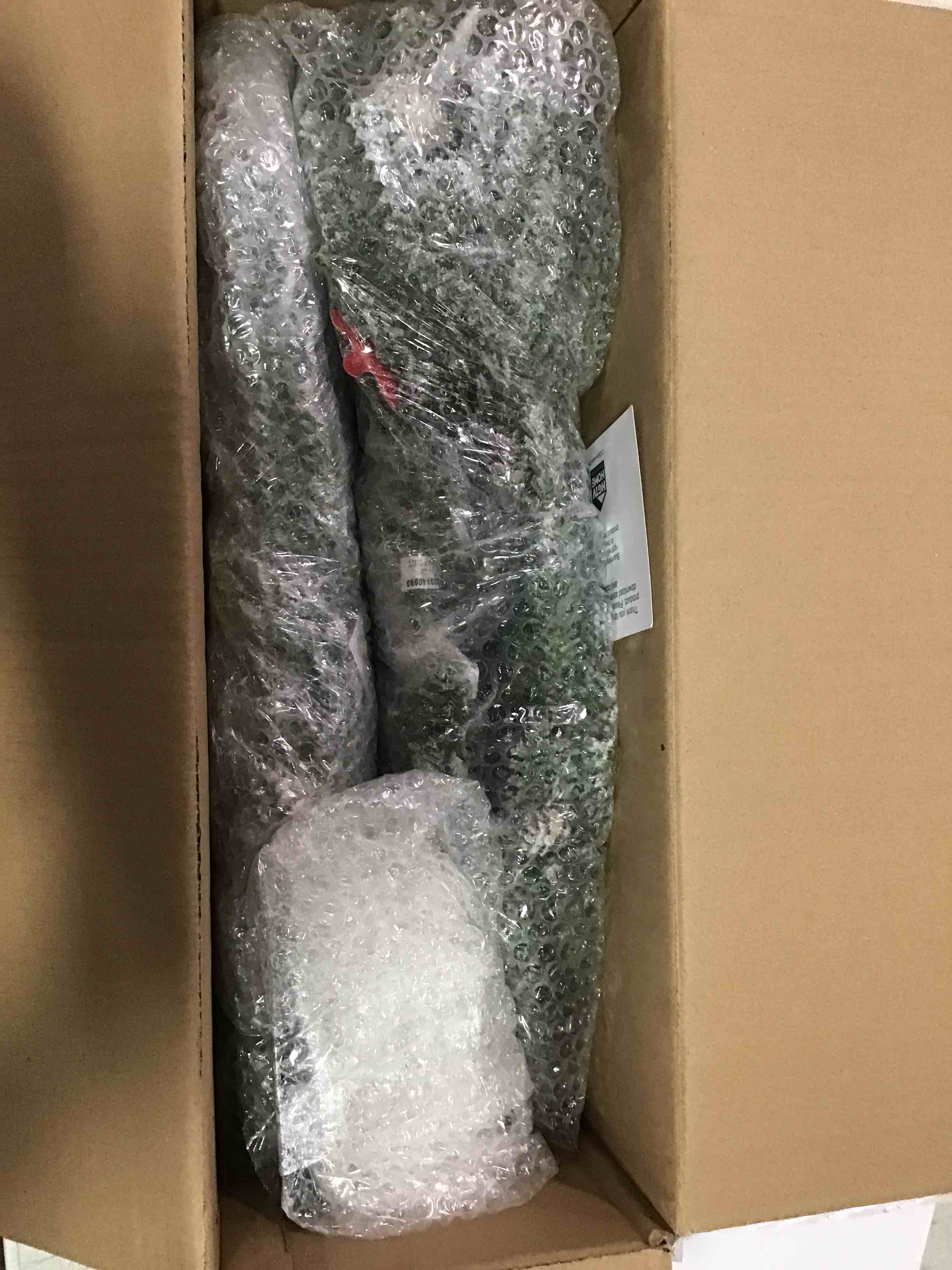 HGTV Home Collection PreLit Snowy Quinn Valley Snowy Pinecone Tree