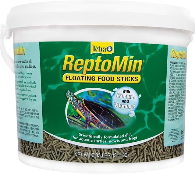 Tetra ReptoMin Floating Food Sticks 1.43 Pounds, For Aquatic Turtles, Newts And Frogs 1.43 Pound (Pack of 1)