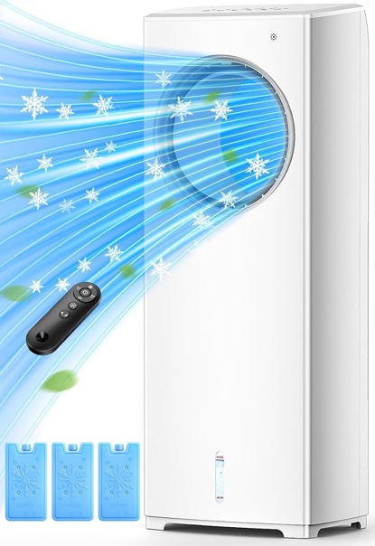 BALKO 1901R Evaporative Air Cooler, White