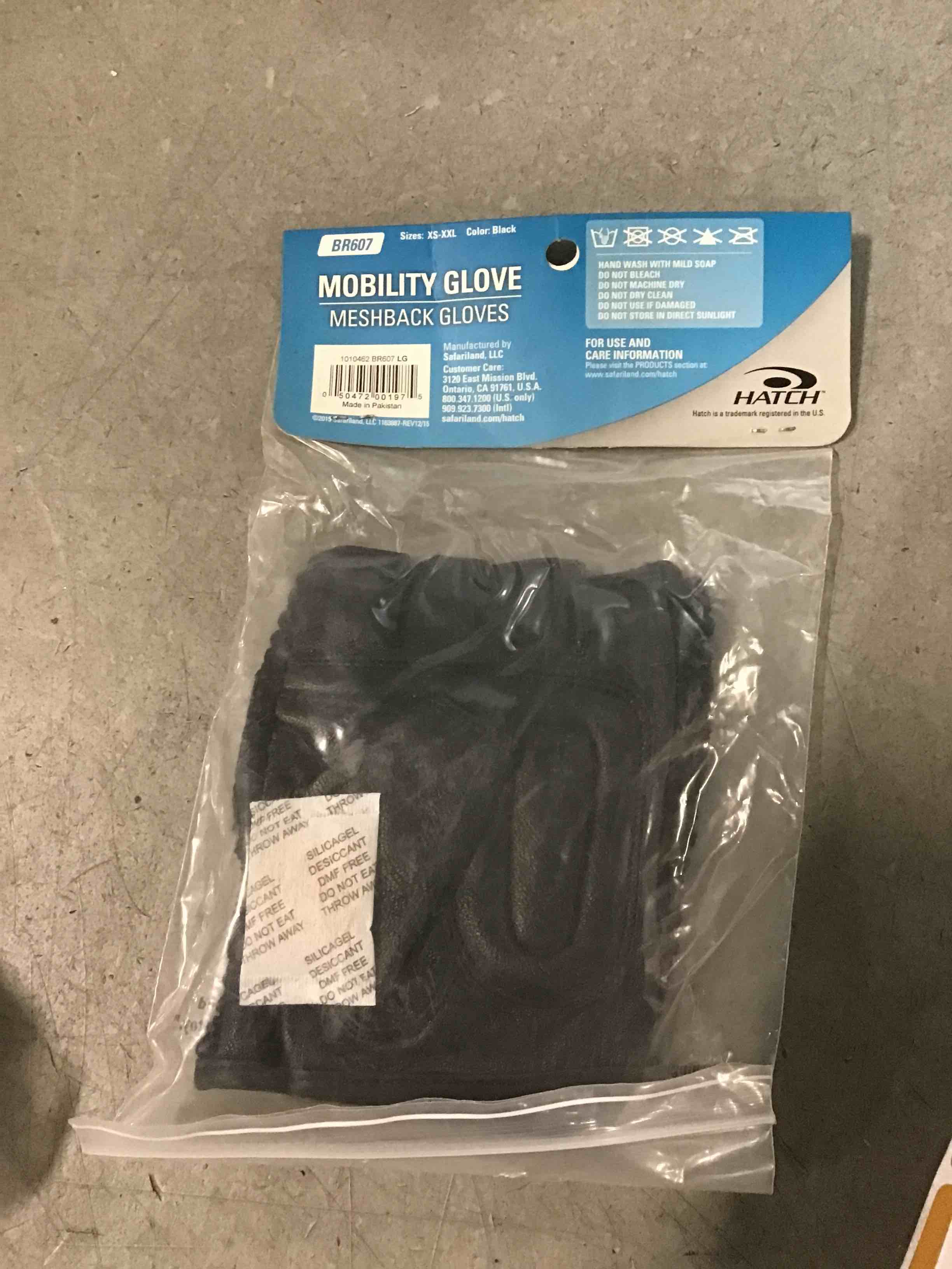 Hatch All-purpose Padded Mesh Wheelchair Glove - Large - Item 660802