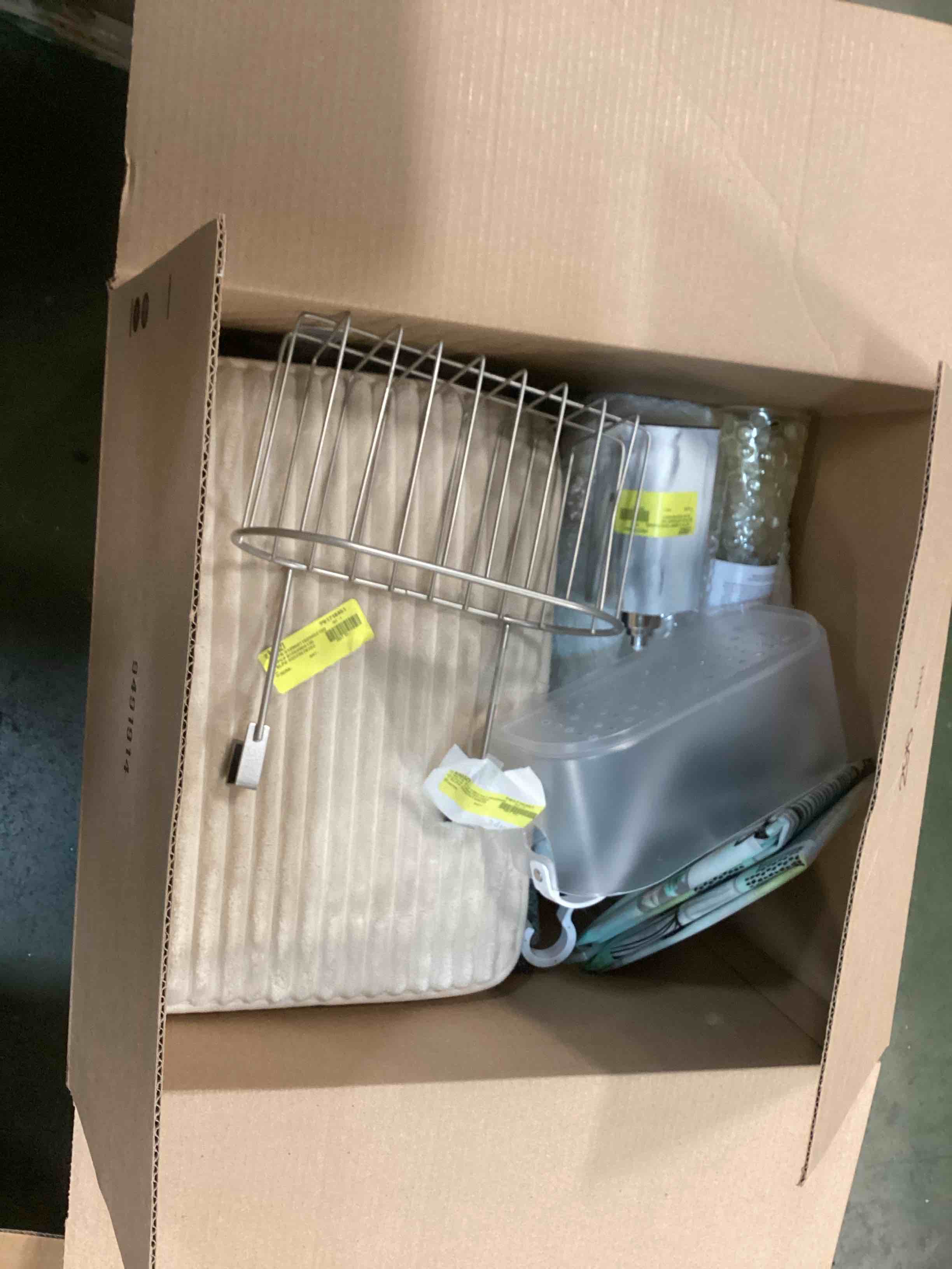 assorted Bath mats curtains dispensers 