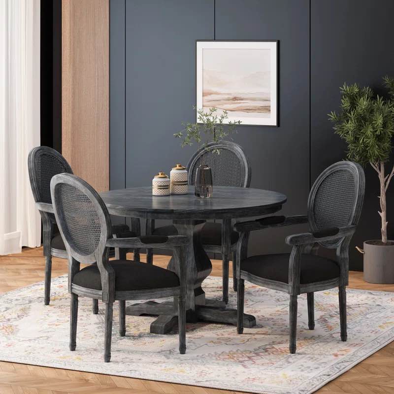 Atilia 5 - Piece Pedestal Dining Set 2 pcs only