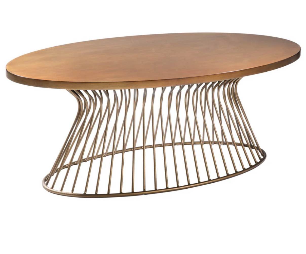 Mercer Coffee Table - Bronze (incomplete only base ) 