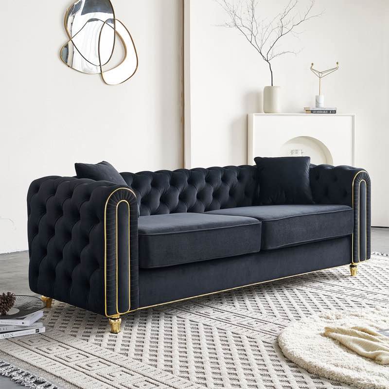 86 Wide Luxury Modern Tufted Sofa for Living Room ( Incomplete)