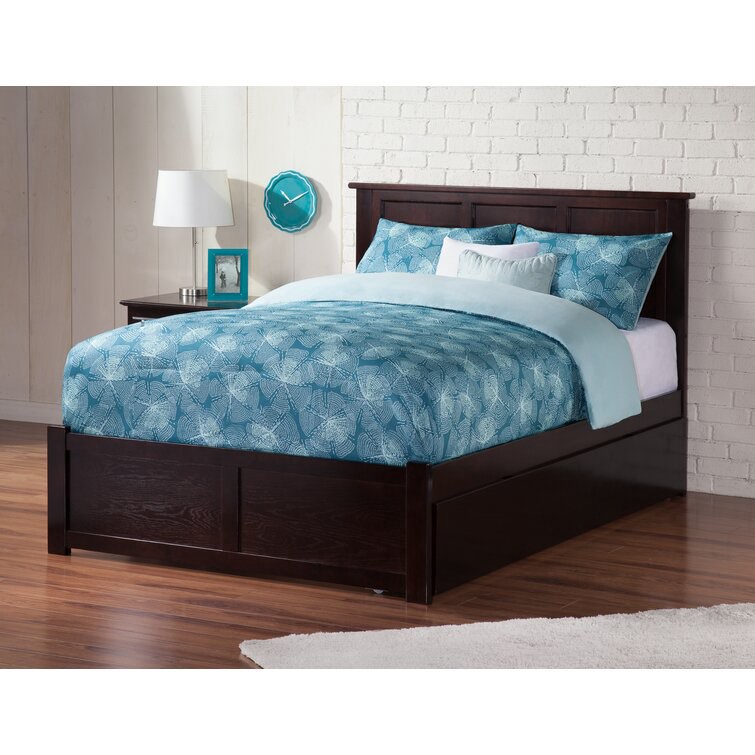 Espresso Lampley Solid Wood Platform Bed with Trundle by Harriet Bee ( incomplete 1 piece only) 