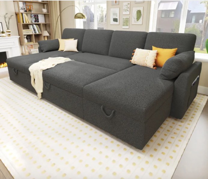 Easton 110" U-Shaped Sofa ( Incomplete)