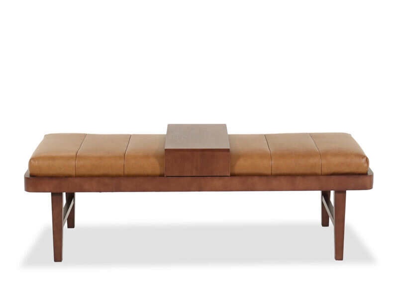 Dakota Saddle Bench Ottoman