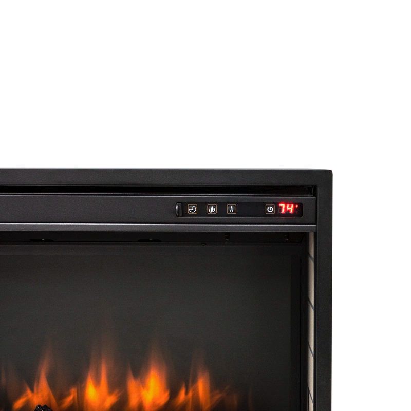 Wyatt TV Stand for TVs up to 55" with  Electric Fireplace Included ( incomplete fire place only)