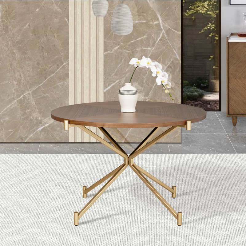 Nashly Round Metal Base Dining Table Similar 